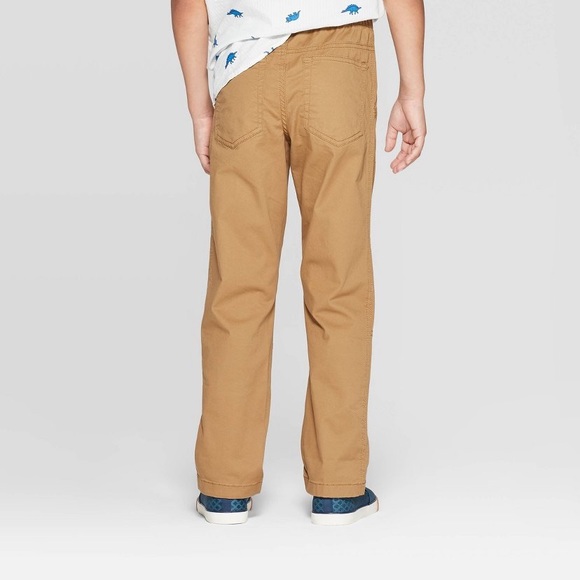 Cat & Jack Boys Tan Joggers - Picture 5 of 5